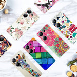 Xiaomi Redmi Note 13 Pro 4G / Poco M6 Pro 4G-skal TPU-mönstertrycksmobilskal