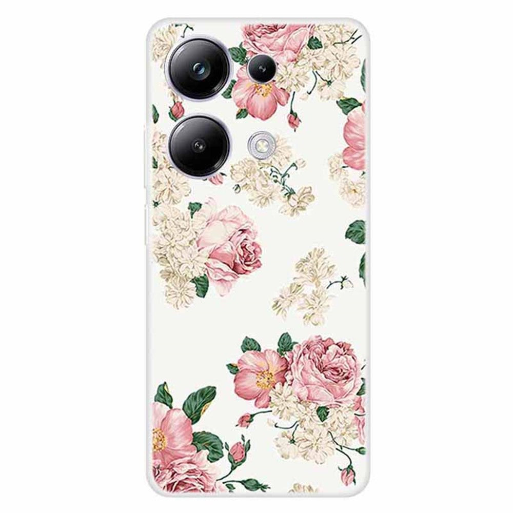 Xiaomi Redmi Note 13 Pro 4G / Poco M6 Pro 4G-skal TPU-mönstertrycksmobilskal