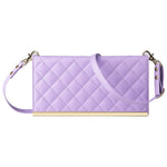 For Samsung Galaxy S24 Stand Wallet Phone Case PU Leather Flip Cover with Shoulder Strap