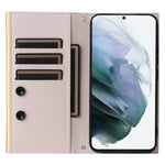 Til Samsung Galaxy S21+ 5G Cover Pung PU Læder Sugekop Beskyttende Telefoncover