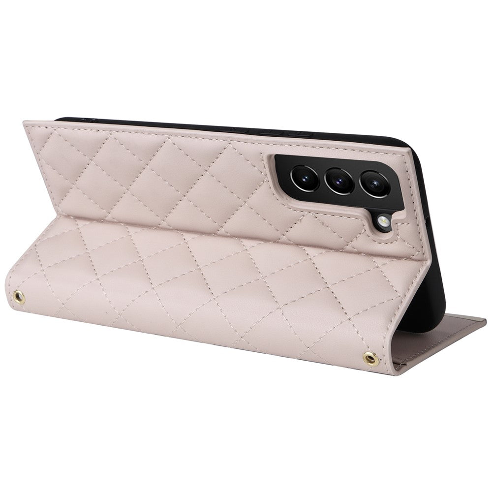 Til Samsung Galaxy S21+ 5G Cover Pung PU Læder Sugekop Beskyttende Telefoncover