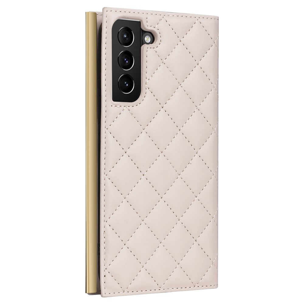 Til Samsung Galaxy S21+ 5G Cover Pung PU Læder Sugekop Beskyttende Telefoncover