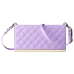 For Samsung Galaxy S23 Leather Case Suction Cup Wallet Flip Phone Cover with Shoulder Strap