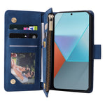 Xiaomi Redmi Note 13 Pro 5G / Poco X6 5G PU-läderplånboksfodral med flera kortplatser