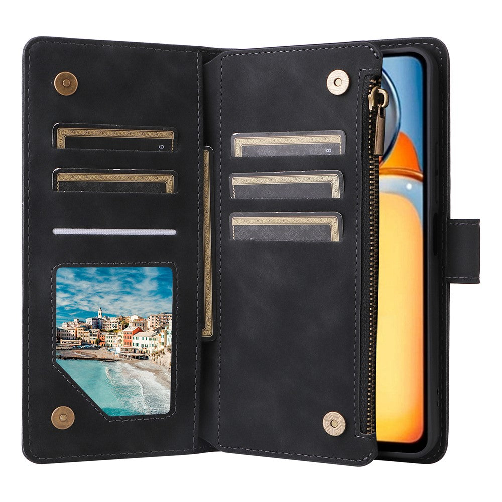 For Xiaomi Poco C65 4G / Redmi 13C 4G / 5G Cell Phone Case Multiple Card Slots Leather Protection Cover