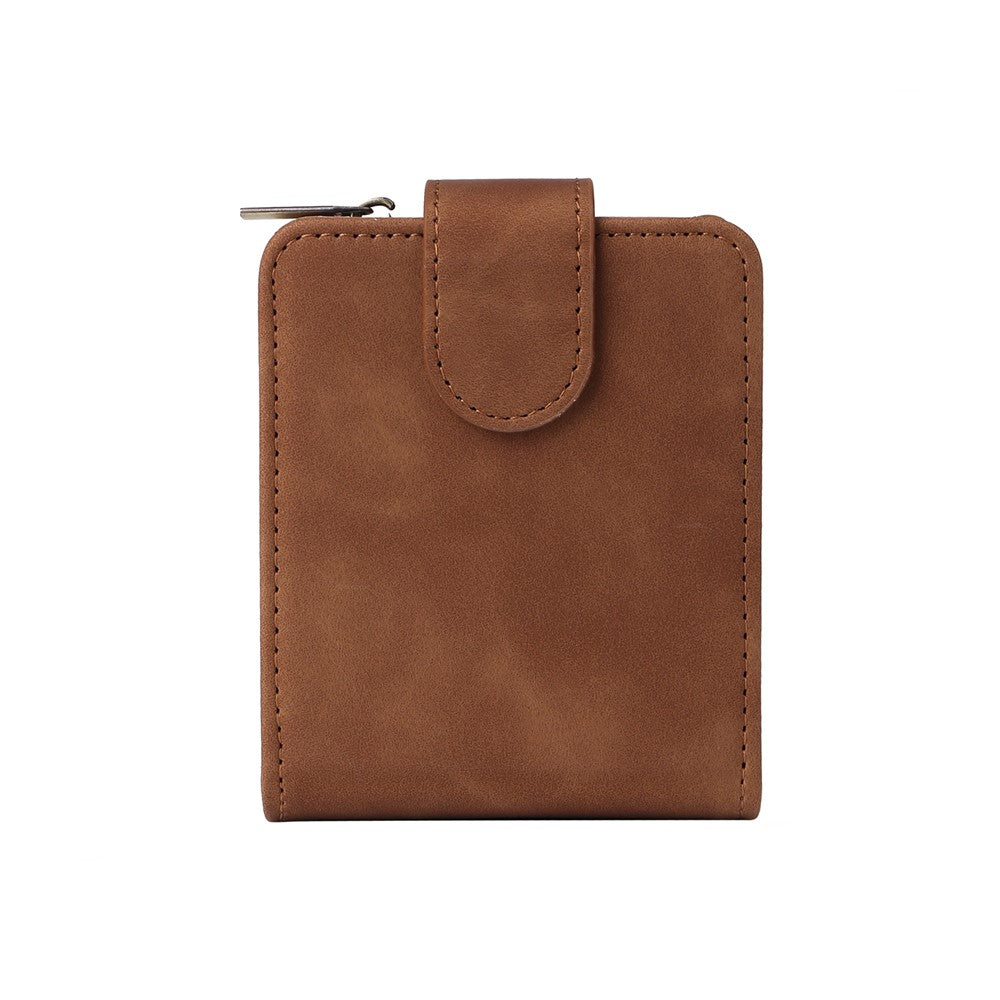 For Samsung Galaxy Z Flip5 5G Case Zipper Multi-Pocket Wallet Leather Phone Cover with Shoulder and Wrist Straps