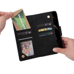 For iPhone 12 Pro Max Case Rivet Decor PU Leather Wallet Flip Phone Cover