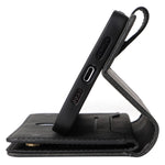 For iPhone 12 Pro Max Case Rivet Decor PU Leather Wallet Flip Phone Cover