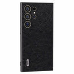 ABEEL Cover til Samsung Galaxy S24 Ultra - PU-læderbelagt PC+TPU skridsikkert greb