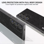 ABEEL til Samsung Galaxy S24 Ultra Cover PU+PC+TPU Litchi Tekstur Anti-ridse Telefoncover