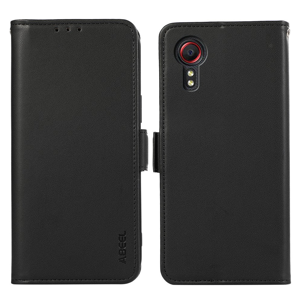 ABEEL til Samsung Galaxy Xcover 5 Stand-etui RFID-blokerende pung mobiltelefoncover