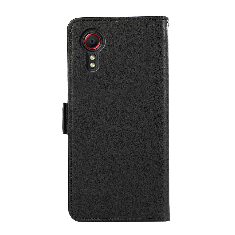 ABEEL til Samsung Galaxy Xcover 5 Stand-etui RFID-blokerende pung mobiltelefoncover
