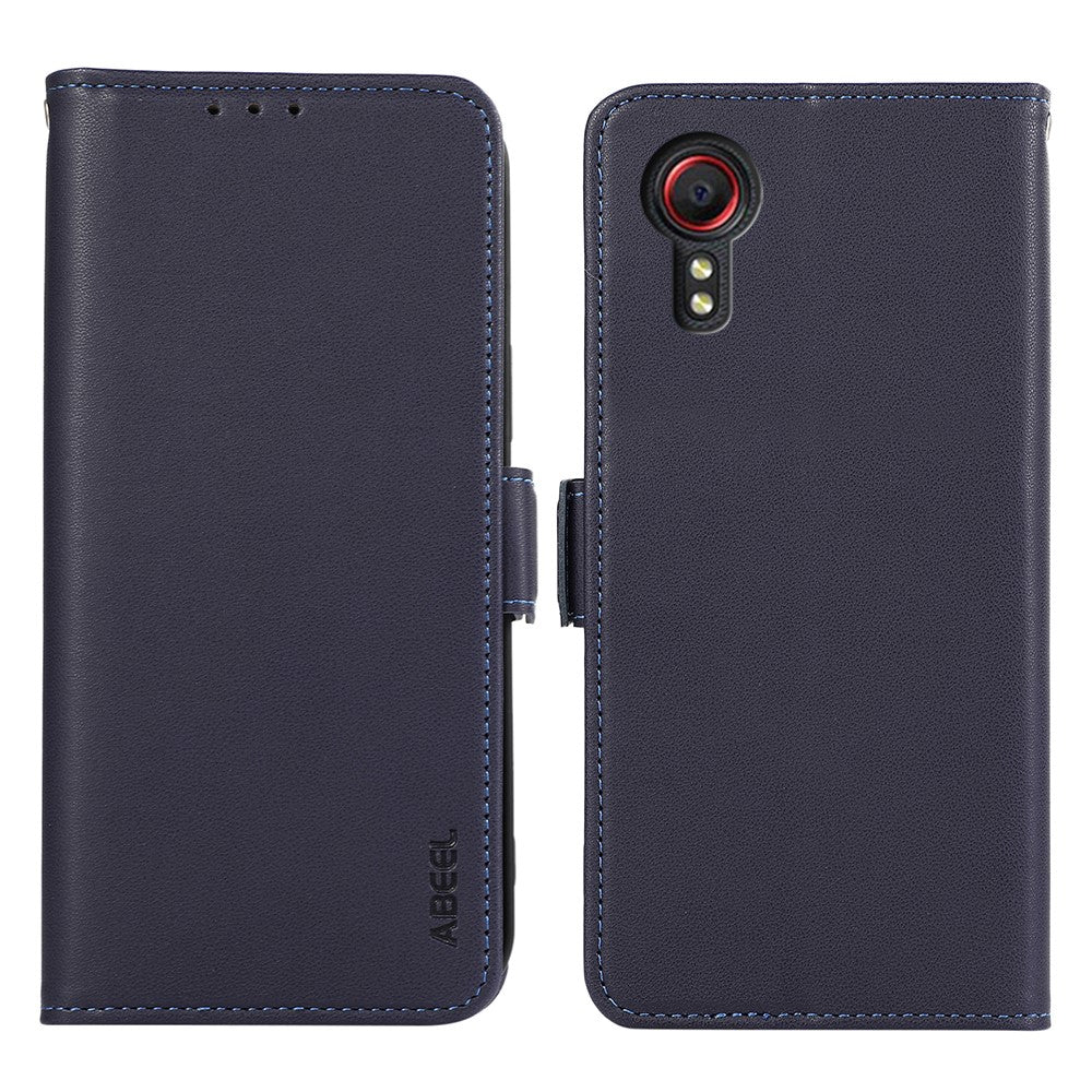 ABEEL til Samsung Galaxy Xcover 5 Stand-etui RFID-blokerende pung mobiltelefoncover