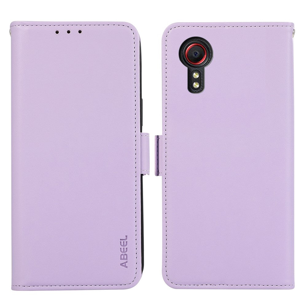 ABEEL til Samsung Galaxy Xcover 5 Stand-etui RFID-blokerende pung mobiltelefoncover