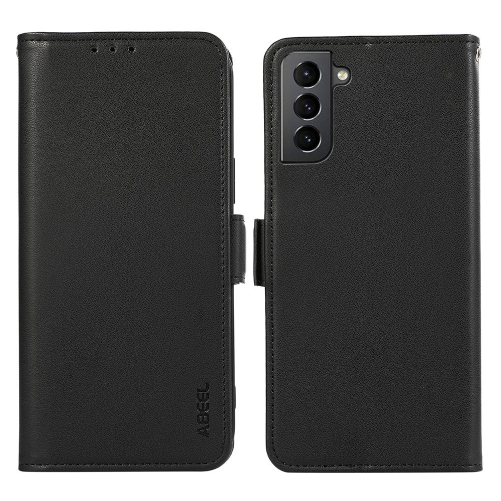 ABEEL For Samsung Galaxy S21 5G / S21 4G Case RFID Blocking Card Holder Cell Phone Cover