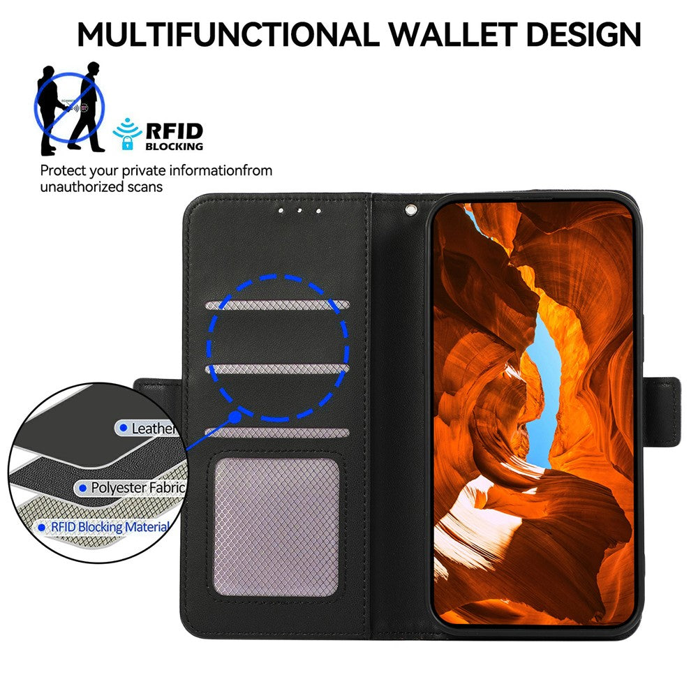 ABEEL For Samsung Galaxy S21 5G / S21 4G Case RFID Blocking Card Holder Cell Phone Cover