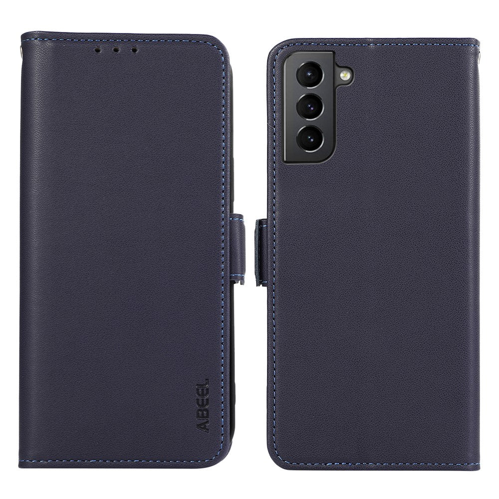 ABEEL For Samsung Galaxy S21 5G / S21 4G Case RFID Blocking Card Holder Cell Phone Cover