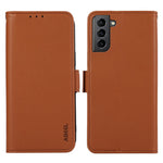 ABEEL For Samsung Galaxy S21 5G / S21 4G Case RFID Blocking Card Holder Cell Phone Cover