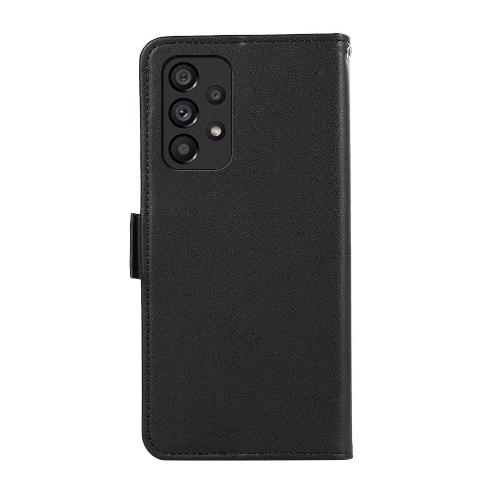 ABEEL For Samsung Galaxy A52 4G / A52 5G / A52s 5G Phone Shell RFID Blocking Wallet PU Leather Stand Case