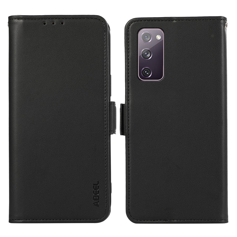 ABEEL Til Samsung Galaxy S20 FE / S20 FE 5G / S20 FE 2022 / S20 Lite Etui Læder RFID Blokerende Pung Telefonskal