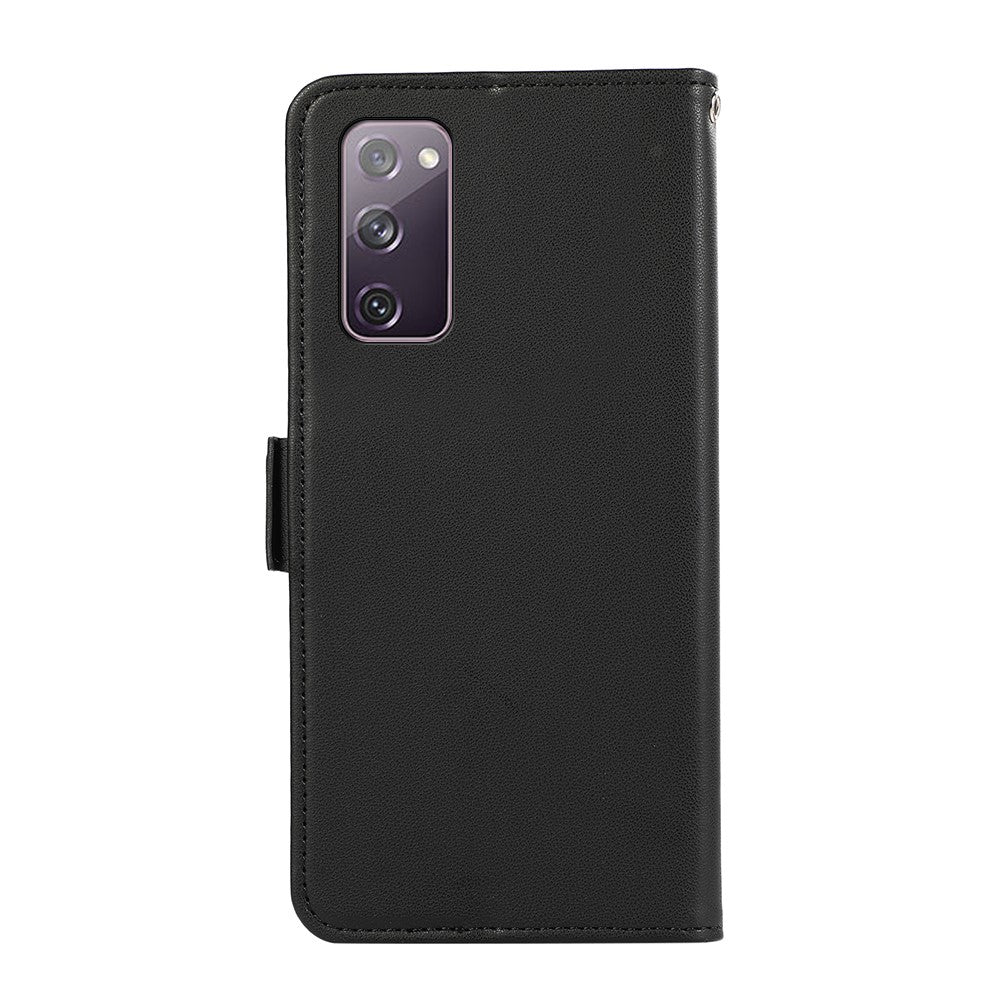 ABEEL Til Samsung Galaxy S20 FE / S20 FE 5G / S20 FE 2022 / S20 Lite Etui Læder RFID Blokerende Pung Telefonskal