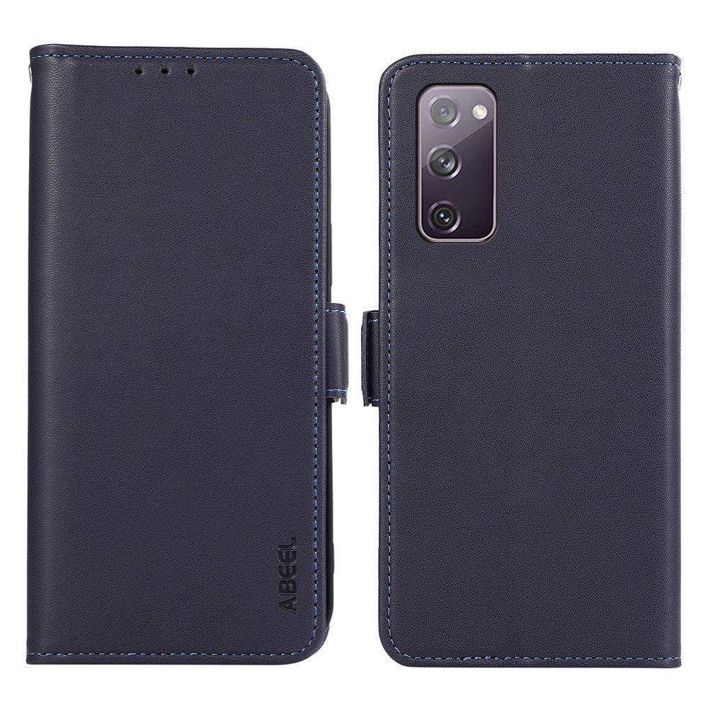 ABEEL For Samsung Galaxy S20 FE / S20 FE 5G / S20 FE 2022 / S20 Lite Case Leather RFID Blocking Wallet Phone Shell
