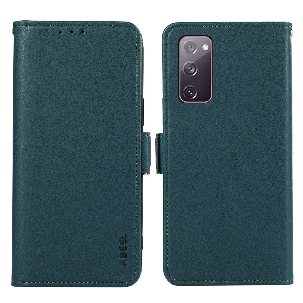 ABEEL For Samsung Galaxy S20 FE / S20 FE 5G / S20 FE 2022 / S20 Lite Case Leather RFID Blocking Wallet Phone Shell