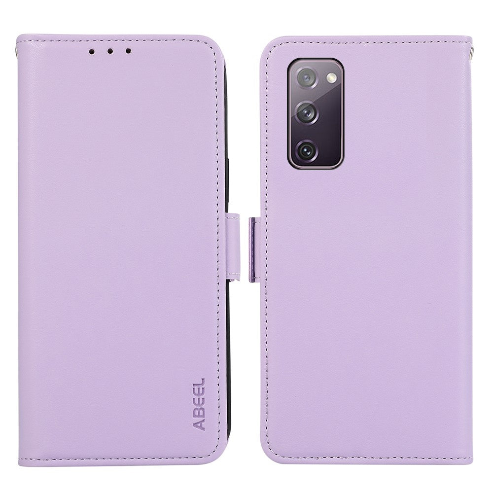 ABEEL For Samsung Galaxy S20 FE / S20 FE 5G / S20 FE 2022 / S20 Lite Case Leather RFID Blocking Wallet Phone Shell