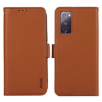 ABEEL For Samsung Galaxy S20 FE / S20 FE 5G / S20 FE 2022 / S20 Lite Case Leather RFID Blocking Wallet Phone Shell