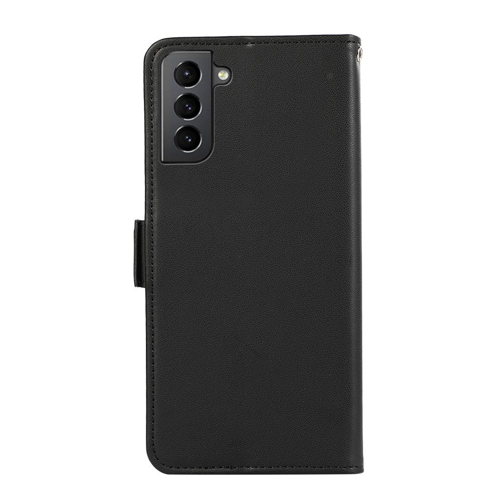 ABEEL til Samsung Galaxy S21+ 5G Pung-stander-etui RFID-blokerende PU-læder mobiltelefoncover