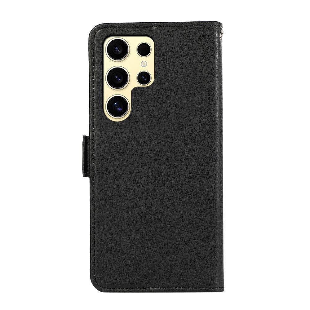 ABEEL For Samsung Galaxy S21 Ultra 5G Cover RFID Blocking PU Leather Wallet Phone Stand Case
