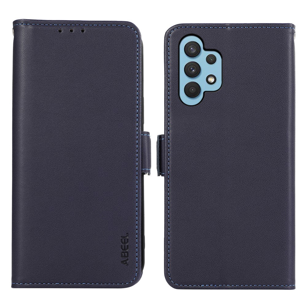 ABEEL Til Samsung Galaxy A32 4G (EU Version) RFID Blokerende Pung Læder Etui Telefoncover