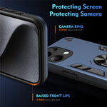 For Xiaomi Redmi Note 13 Pro 4G / Poco M6 Pro 4G Case Magnetic Car Mount Kickstand Phone Cover