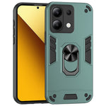 Xiaomi Redmi Note 13 4G-skal PC+TPU stötdämpande mobilskal med stöd för magnetiskt bilfäste
