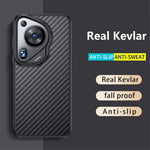 For Huawei Pura 70 Ultra Case Aramid Fiber Super Slim Phone Cover Magnetic Case Charging