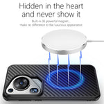 For Huawei Pura 70 Ultra Case Aramid Fiber Super Slim Phone Cover Magnetic Case Charging