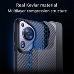 For Huawei Pura 70 Ultra Case Aramid Fiber Super Slim Phone Cover Magnetic Case Charging
