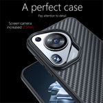 For Huawei Pura 70 Ultra Case Aramid Fiber Super Slim Phone Cover Magnetic Case Charging