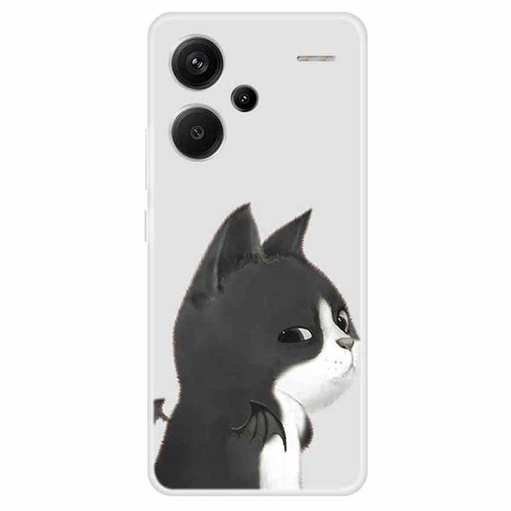 For Xiaomi Redmi Note 13 Pro+ 5G TPU Case Pattern Printing Back Phone Cover