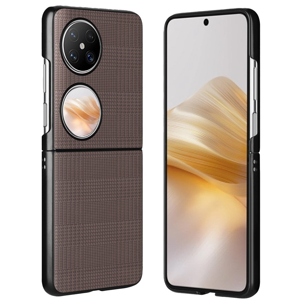 VILI TH Series for Huawei Pocket 2 Case PU Leather Coated PC+TPU Protective Phone Cover