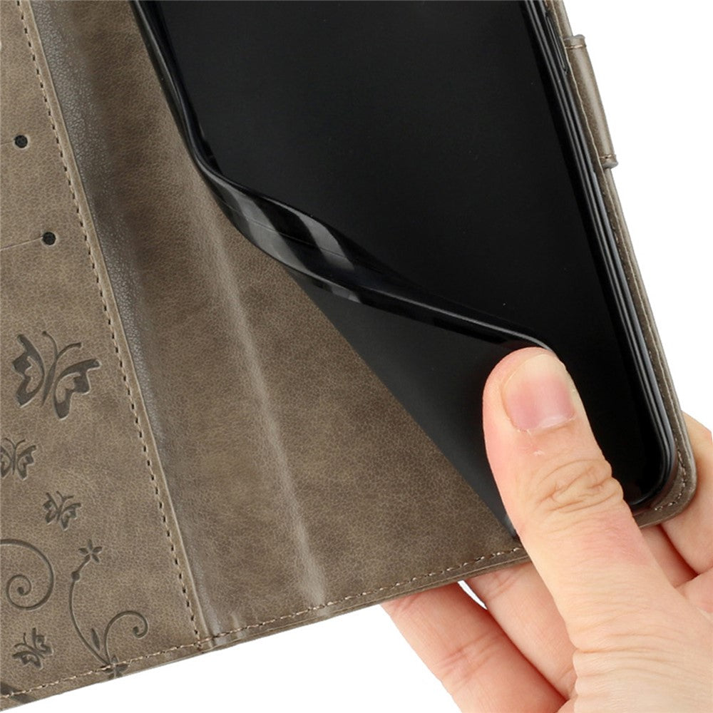Til Oppo Reno11 Pro 5G (Global) Cover Sommerfuglemønster PU Læder Pung Telefoncover