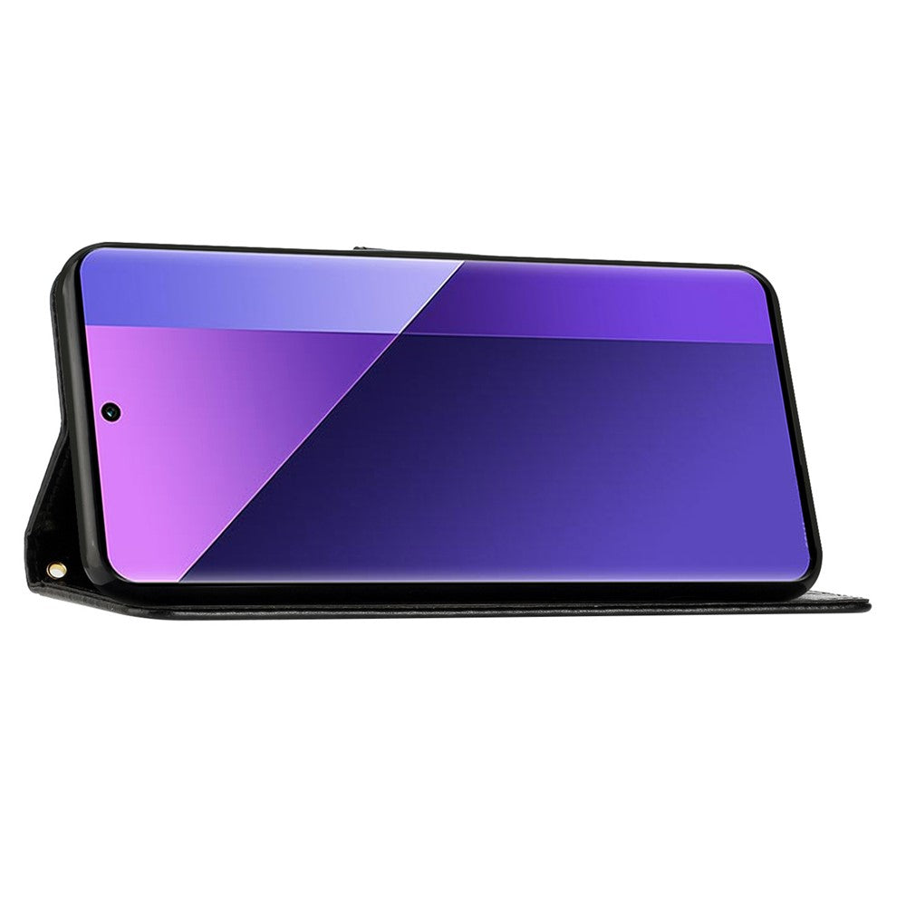 Etui til Huawei Nova 12 Pro 5G / Nova 12 Ultra 5G, PU-lædertegnebrog med sommerfuglemotiv