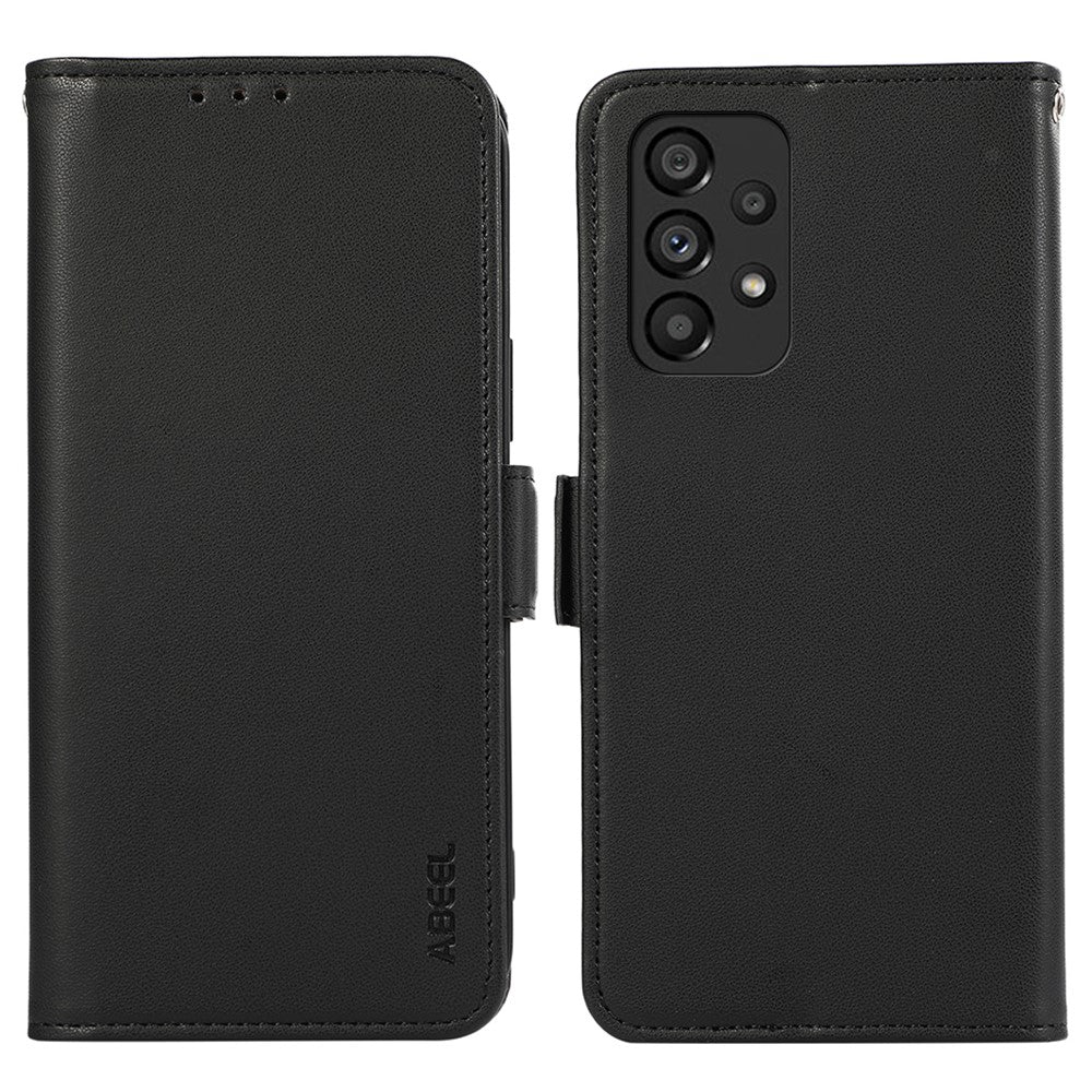 ABEEL For Samsung Galaxy A33 5G Case RFID Blocking Folio Stand Phone Protector