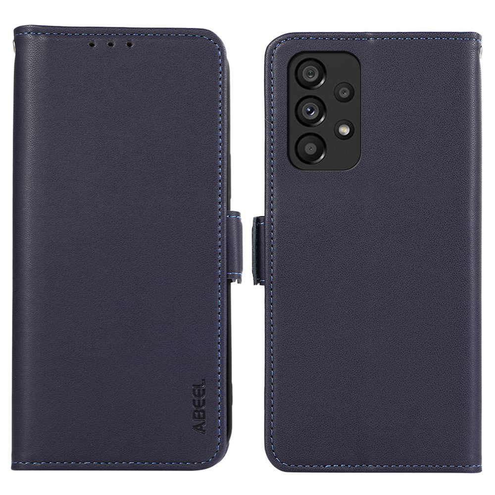 ABEEL For Samsung Galaxy A33 5G Case RFID Blocking Folio Stand Phone Protector