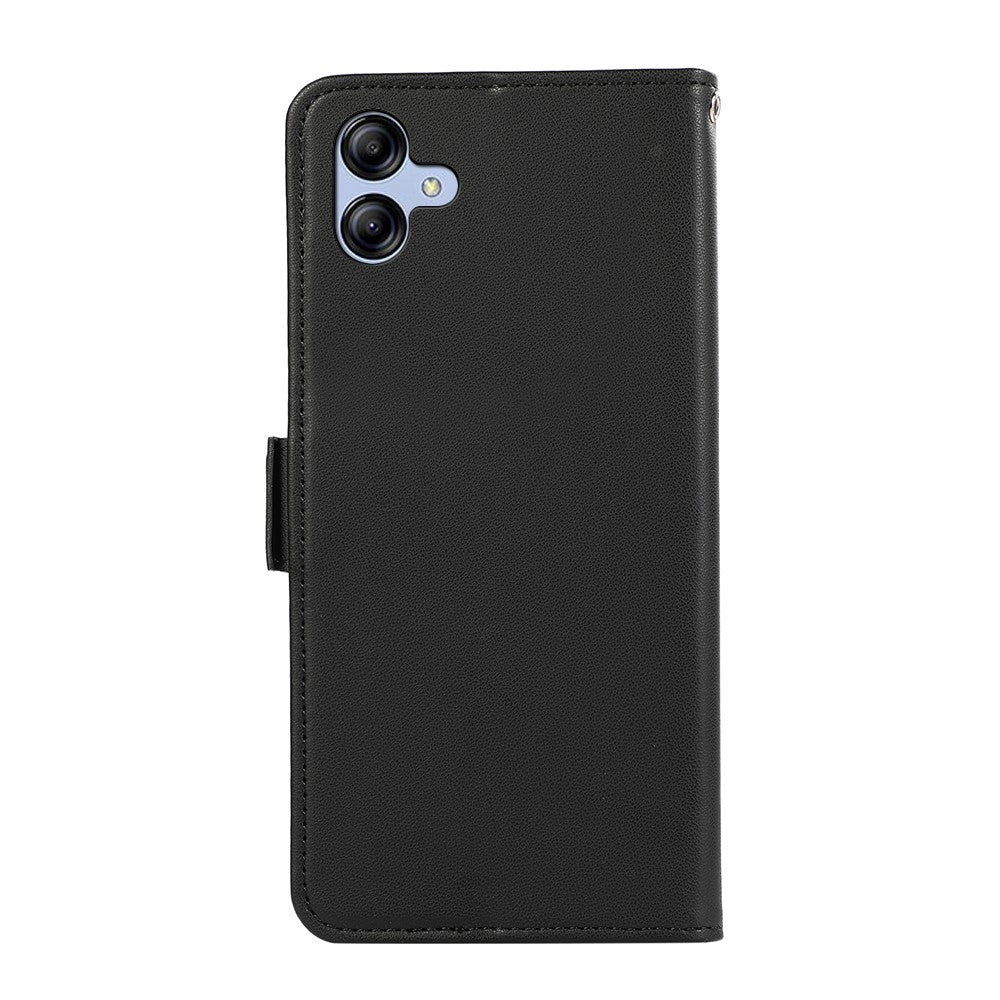 ABEEL Til Samsung Galaxy A04 4G (164,4 x 76,3 x 9,1 mm) PU Læder Pung Stativ Etui RFID Blokerende Telefon Cover