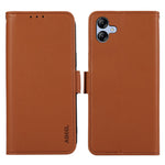 ABEEL Til Samsung Galaxy A04 4G (164,4 x 76,3 x 9,1 mm) PU Læder Pung Stativ Etui RFID Blokerende Telefon Cover