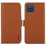ABEEL För Samsung Galaxy A12 Plånboksfodral Läder Skyddande mobilfodral RFID-blockerande