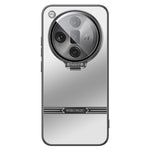 For Oppo Find X7 Ultra Case Matte PC+TPU Phone Cover with Lens Frame Kickstand