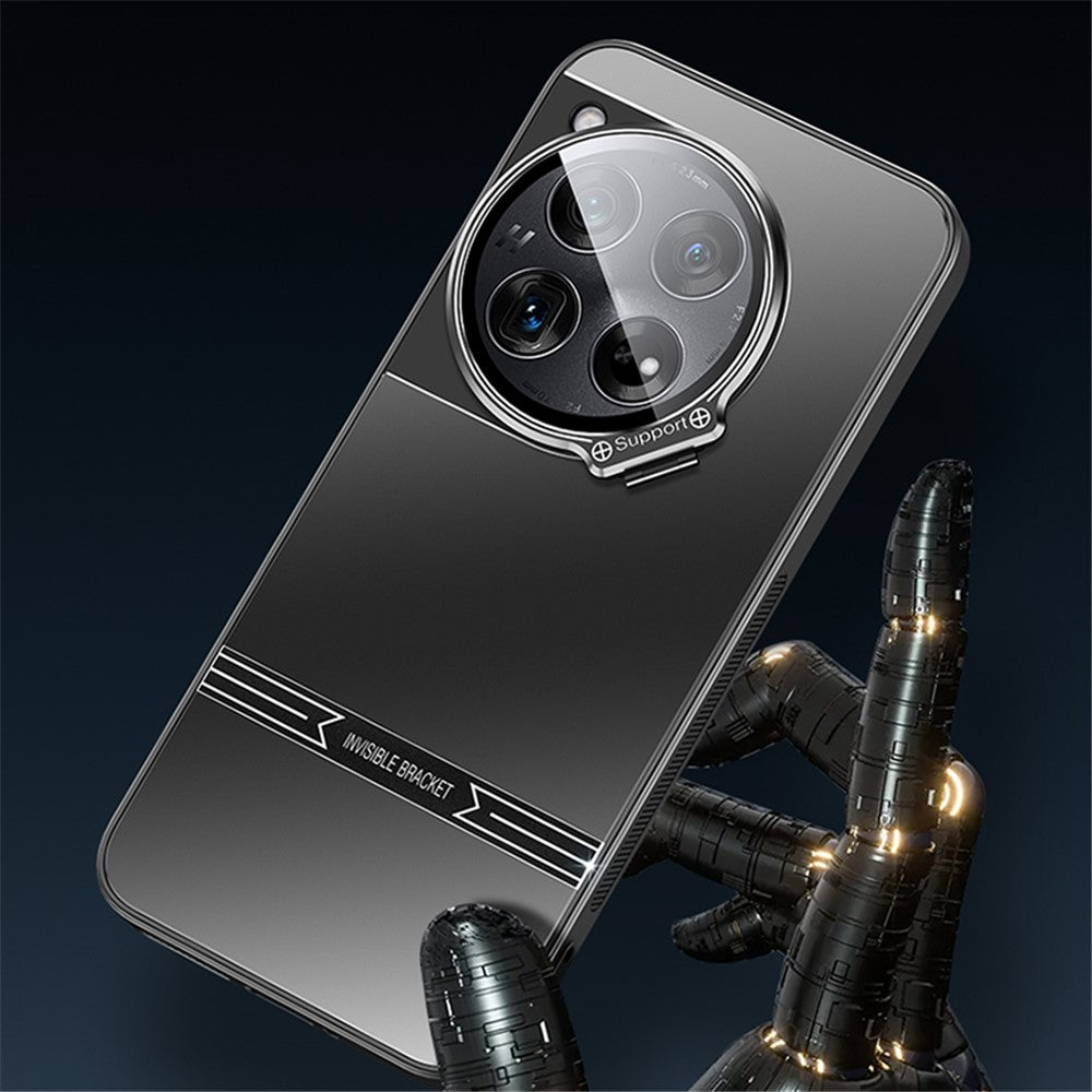 OnePlus 12 5G Mobilskal Matt PC+TPU Skal med Linsram Stativ