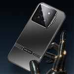 Phone Case for Xiaomi 14 Pro Matte PC+TPU Cover with Lens Frame Kickstand